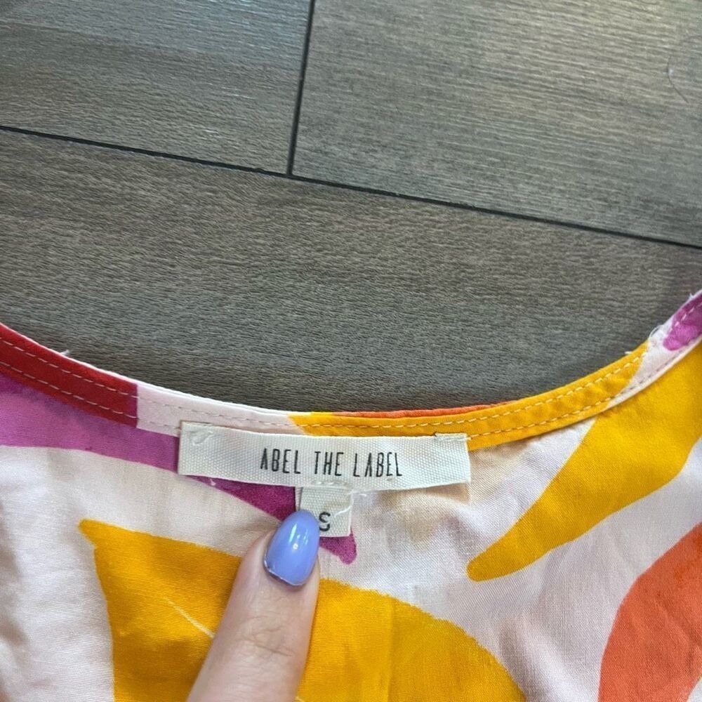 Anthropologie Abel The Label Summer Dress Women Small - Picture 4 of 5